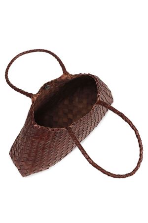 Santa Croce Big burnt brown tote bag DRAGON DIFFUSION | 8892BRUCIATO